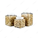 Square Jar With White Cover