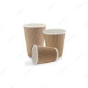 KRAFT RIPPLE CUP WITHOUT LID