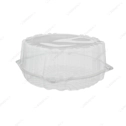 وعاء كيك دائري شفاف  مع غطاء متصل