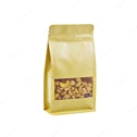 SIDE SEAL WITH CLEAR WINDOW KRAFT PAPER BAG