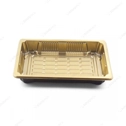RECTANGLE GOLDEN PLATES WITH LID