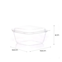 CLEAR SQUARE CONTAINER LID