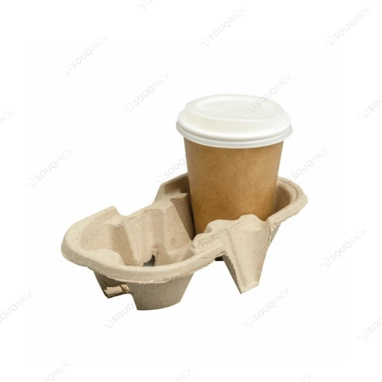 PAPER CORRUGATED 2-CUP HOLDER