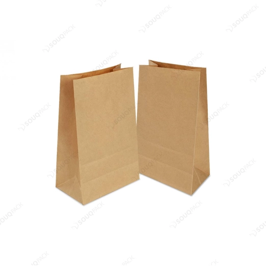 BROWN KRAFT PAPER BAG WITHOUT HANDLE