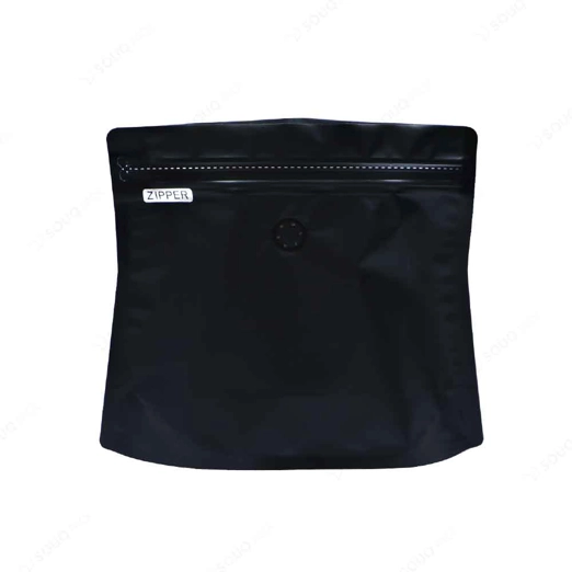 COFFEE DIAMOND BAGS WITH VALVE AND SIDE ZIPPER